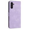 For Samsung Galaxy S25+/S24+ Mobile Phone Cover Skin-Touch PU Leather Anti-Scratch Stand Phone Case