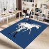 1PC Horse Flower Extra Large Non Slip Floor carpet, Office, family, bedroom, Studio Large Area Rug Indoor Rugs