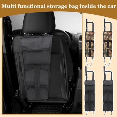 Universal Car Seat Organizer Hanging Bag Multi Pocket Storage Pouch Outdoor Tactical Hunting Vehicle Storage Bag for Car Interior