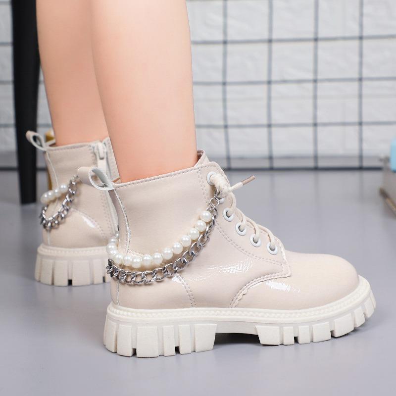 Koreanische version des Britischen stil kinder Martin stiefel retro mädchen leder stiefel kurze stiefel