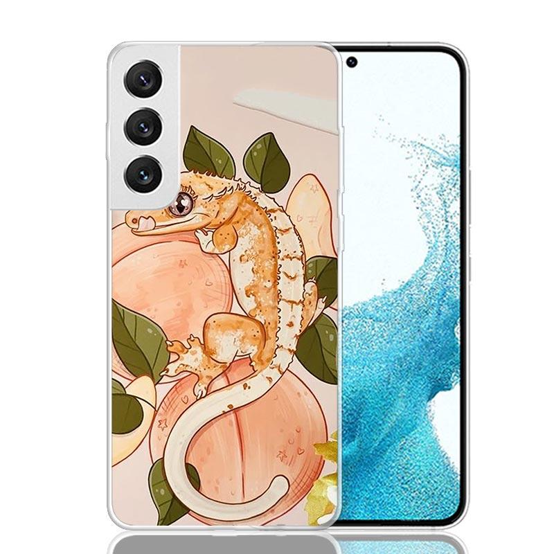 Lizards Geckos For Samsung Galaxy S25 S24 S23 S22 Ultra Phone Case S21 Plus S20 FE S10 + S25Edge Fundas Cover Galaxy S25 S24 S23