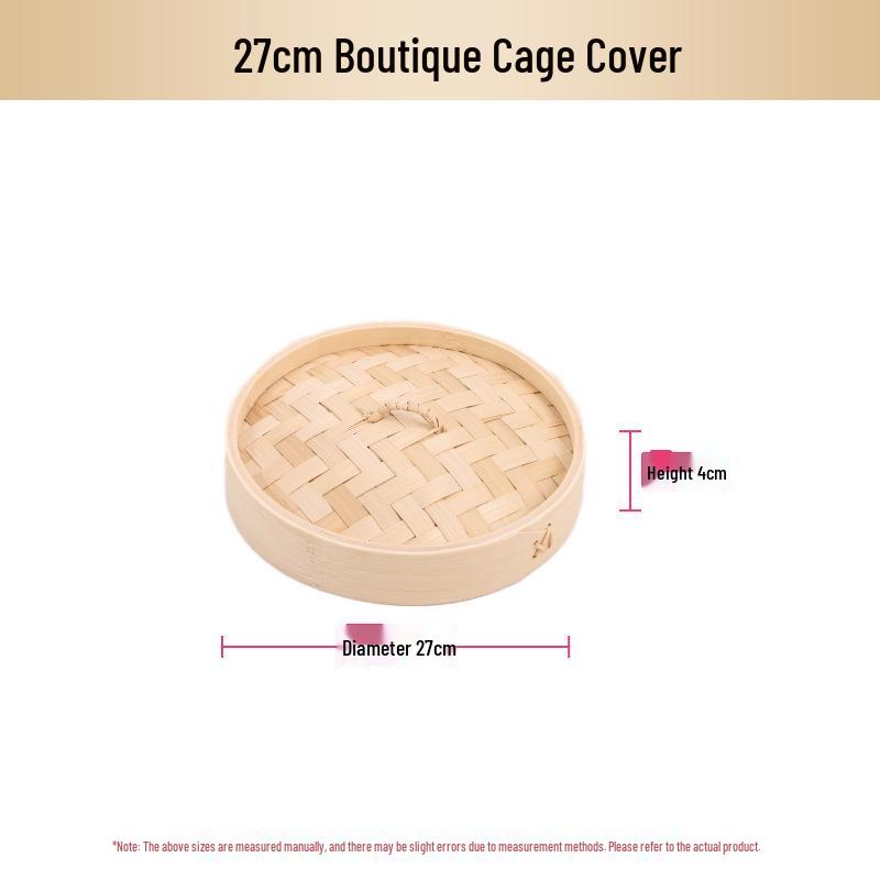 Mini Bamboo Xiao Long Bao Steamer with Steaming Grid for Dumplings
