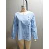 2026 Spring and Autumn New Casual Loose Woven Long-Sleeve Pullover Women's T-Shirt