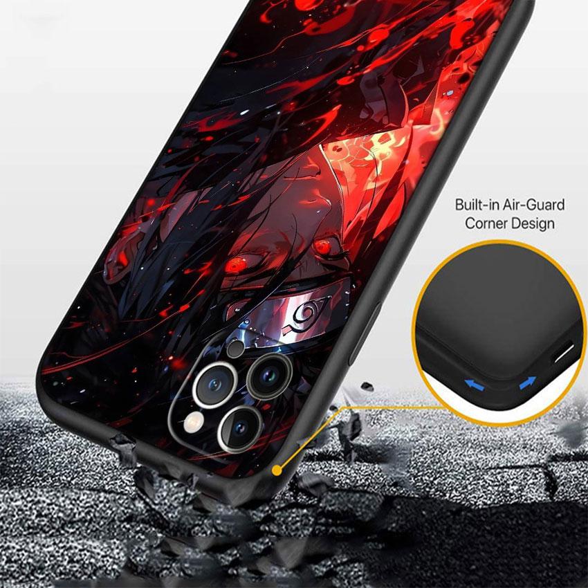 LO73 Naruto Uchiha Itachi Soft Shell Phone Case for Samsung Galaxy S20 S21 S22 Ultra FE + Plus A21S A22 A24 A25 A26 A30 A30S A31