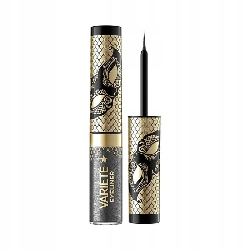 Eveline variete błyszczący eyeliner wodoodporny 04 silver dust 24h