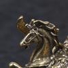 Brass God Of Wealth Riding Horse Guan Gong Statue Home Decoration Accessories