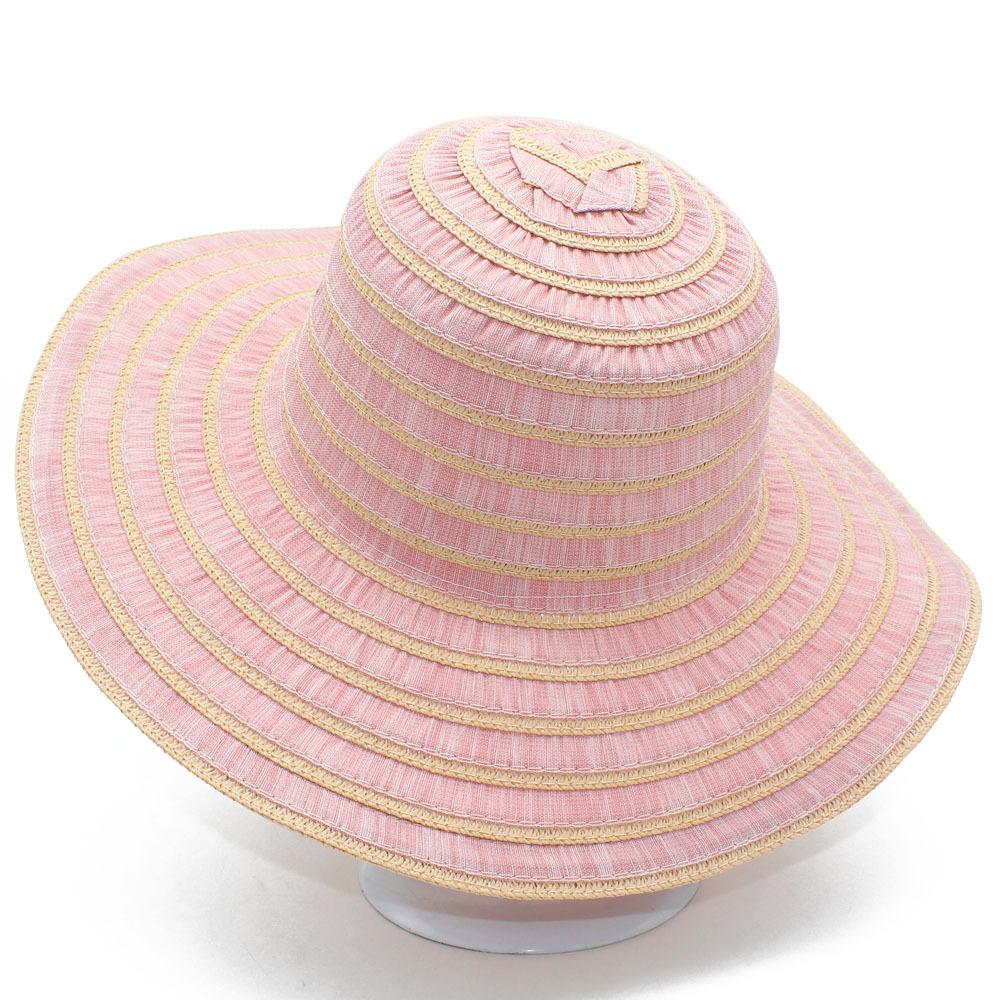 Spring and summer new sun hat women's stripes small fresh foldable big brim sun protection straw hat versatile sun hat