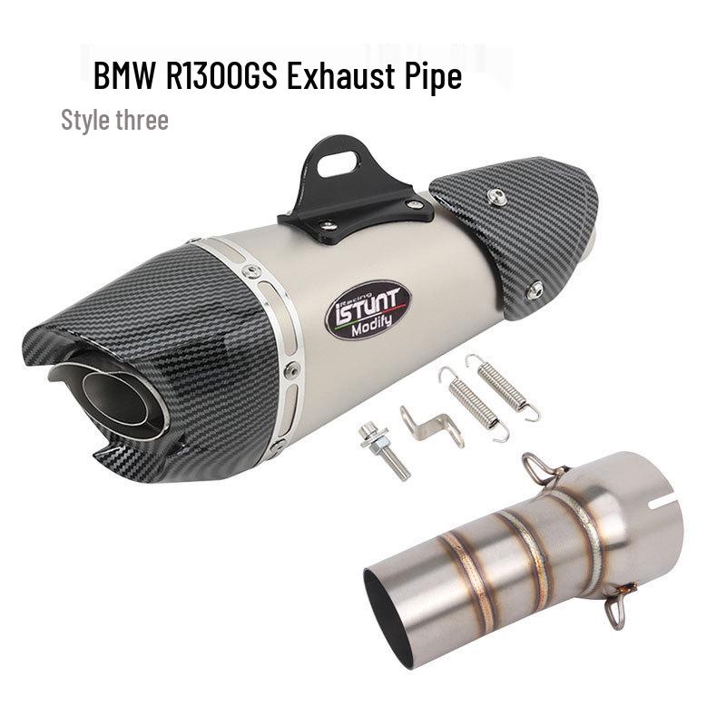 R1300GS ADV Exhaust Modification: Titanium Alloy Header, Mid-section, Tail Section