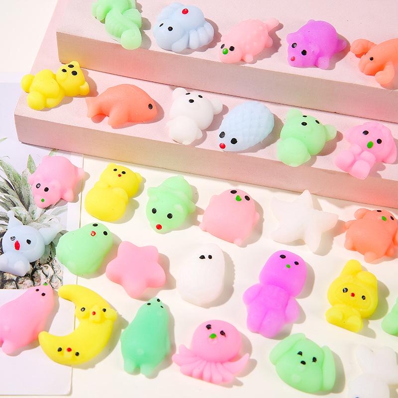 Cute Animal Dango Squeeze Stress Balls for Kids - Fun Prank Gifts for Students