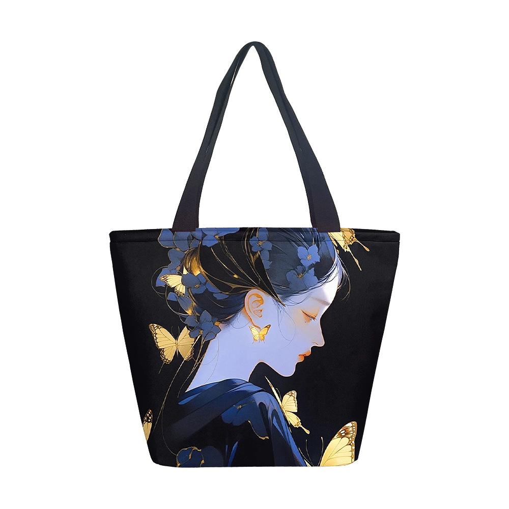 Women's Handbag No Theme Girl Shoulder Bag Printed Canvas Bag Fashion Trend Large Capacity Tote Bag