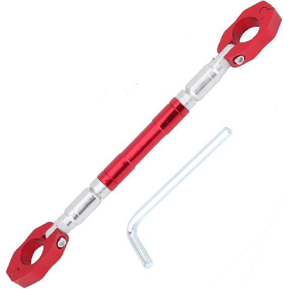 Motorcycle Handlebar Brace Crossbar Universal Adjustable Motorcycle Handlebar Balance Bar Aluminium Alloy Strengthen Lever Bar Balance Lenker for