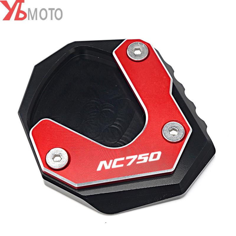 For HONDA NC750X NC 750 X 2017 2018   (not for ) Motorcycle CNC Kickstand Side Stand Extension Pad Accessories NC750
