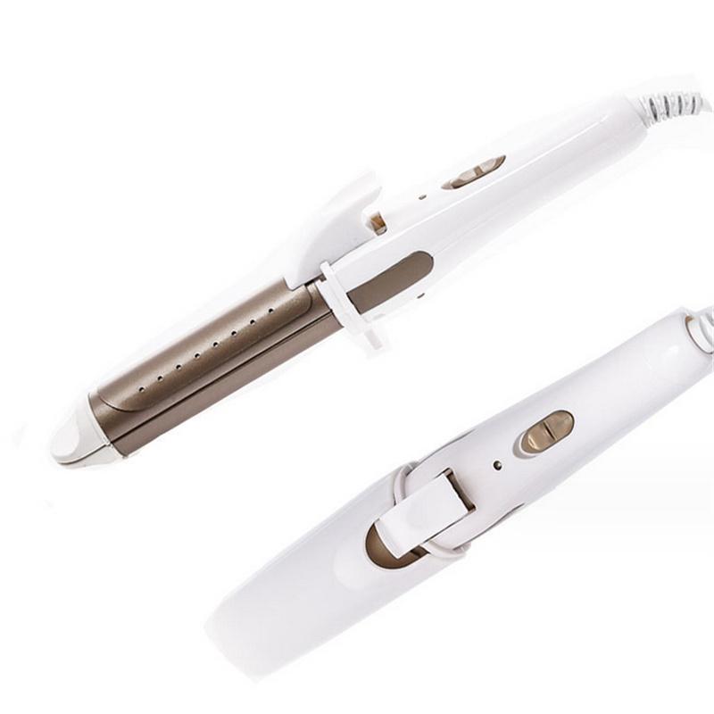 

Профессиональная плойка 2 в 1 для завивки волос, выпрямитель для волос, вращение на 360°, защита от ожогов, плойка для волос, инструменты для укладки волос US