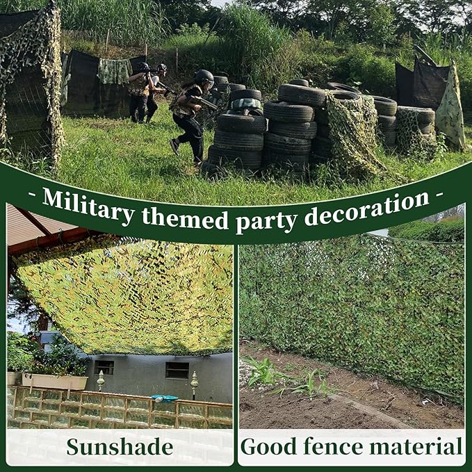 Camouflage Net Sunshade Net Garden Decoration Sunshade Net Military Theme Party Decoration Camping Home Decoration Car Camouflag