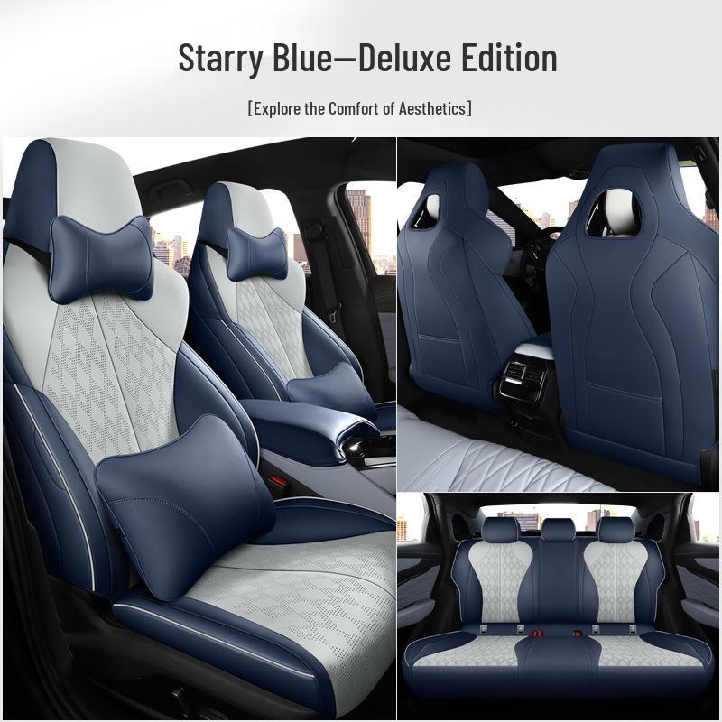BYD Seal Seat Cover: Perforated, Breathable, Luxurious, Half-Pack Cushion for All Seasons.