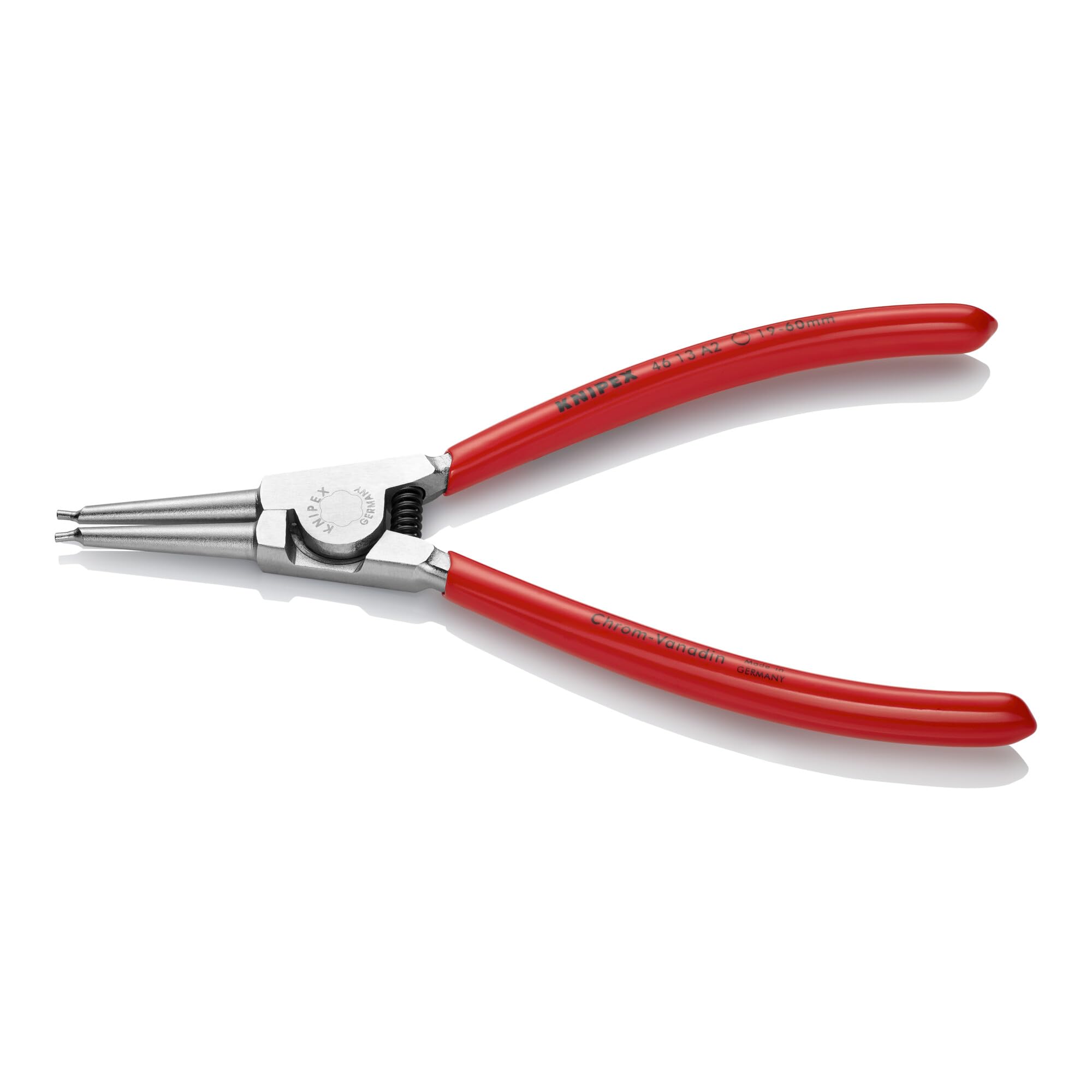 

KNIPEX Shaft Snap Ring Pliers, 19-60mm, 4613A2