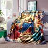 1PC Virgin and angels surrounded Faith-printed Flannel Blanket Soft and Warm Suitable for Home Travel Picnics Camping RV Use