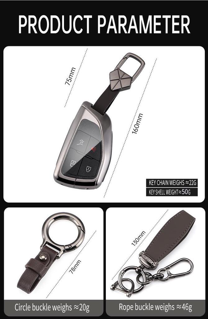 Buick Regal, Envision, GL8, LaCrosse, Encore, 2024 Excelle Premium Key Cover with Buckle