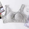 Dame Plus Size Ring uten stål Vakker Rygg Samle Anti-hengende undertøy Bomull Sports Sleep BH