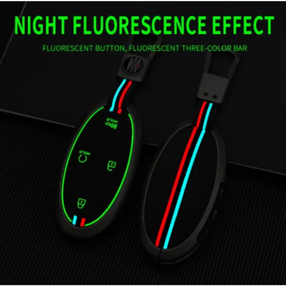 5 7 Tasten Zinklegierung + Silikon Autoschlüsselhülle für Hyundai Kona Ev Grandeur GN7 IONIQ 6 2023 2024 Fernbedienungsschlüssel Schutzschale