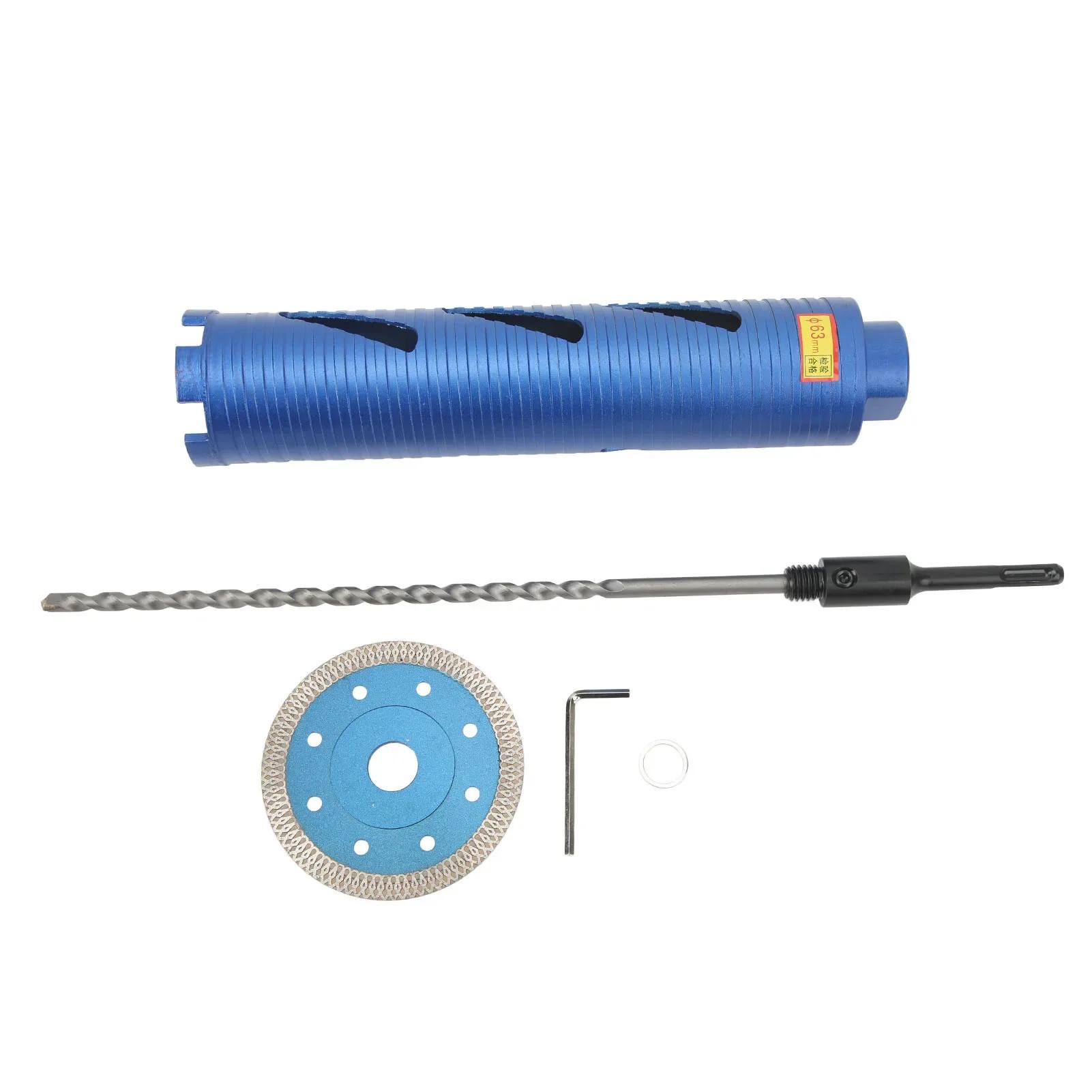 

2.in Diameter Drill Bit /8‑11 Thread Wet and Dry Drilling Concrete Hole Opener Efficient Hole Saw Drill Bit