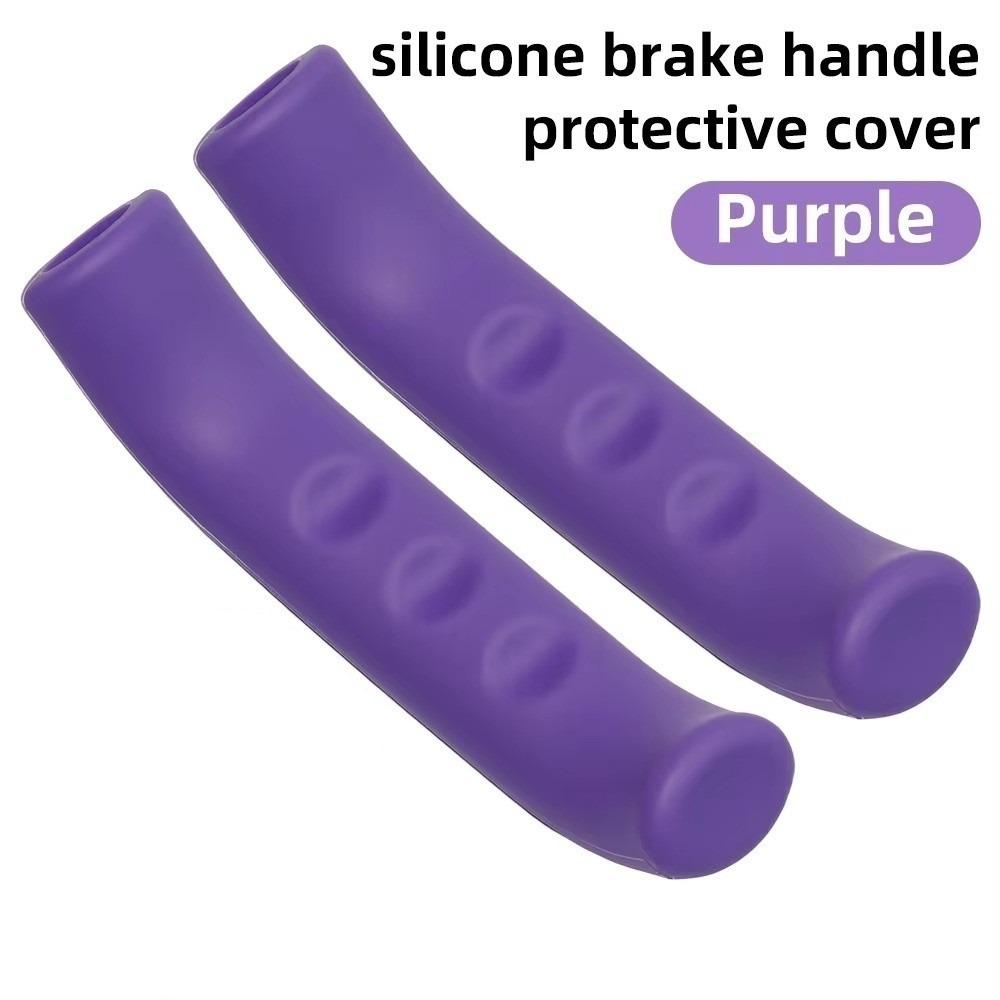1 Pair Anti Slip Bike Brake Handle Grip Silicone Bicycle Handle Protector Handle Protection