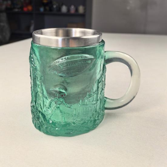 Sci-Fi Themed Insulated Mug Stainless Steel Coffee Beer Cup Movie Memorabilia Gift for Home Office