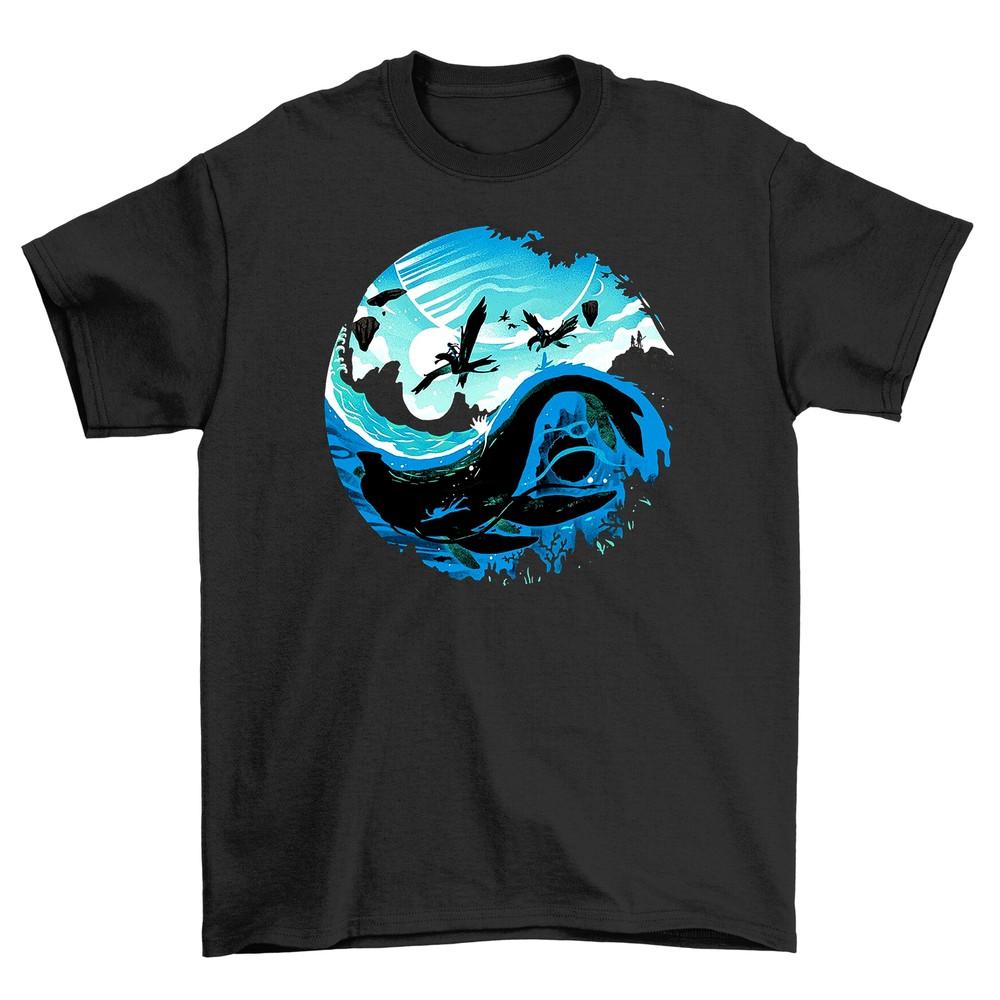 'Whale of a Time at Pandora Circle'' - Funny Whale Design T-shirt, 100% Cotton, U