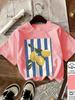 Fashion Lemon Y2k 100% Polyester Women's Retro Lemon Print T-Shirt Soft Crew Neck Short Sleeve Top Graphic Shirt Design