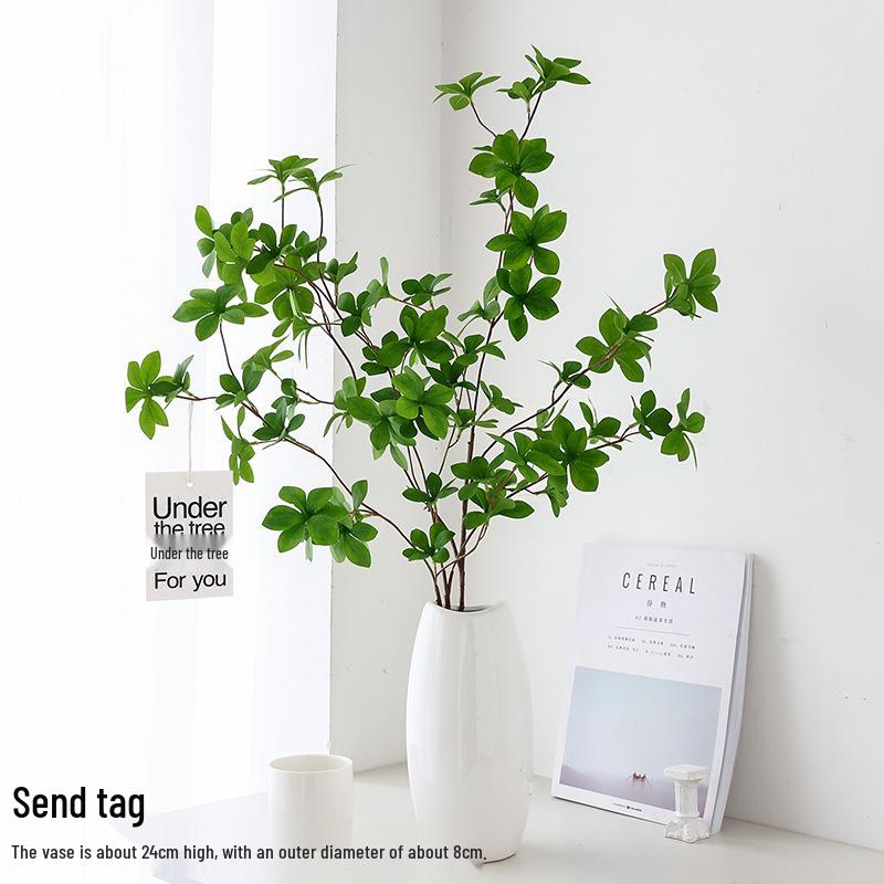 Nordic Green Japanese Bellflower & Andromeda Faux Branch for Home Decor