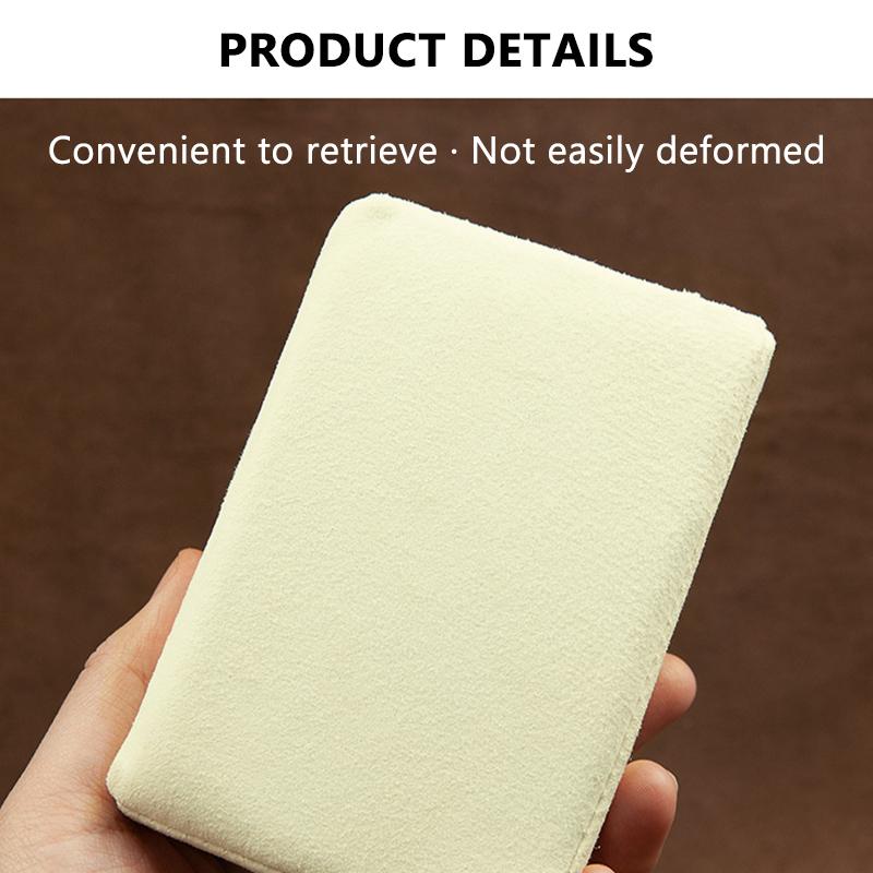 SEAMETAL Chamois Suede 3PCS Car Cleaning Sponge Demister Block Washing Cleaner Car Buffer Polisher Waxing Tools