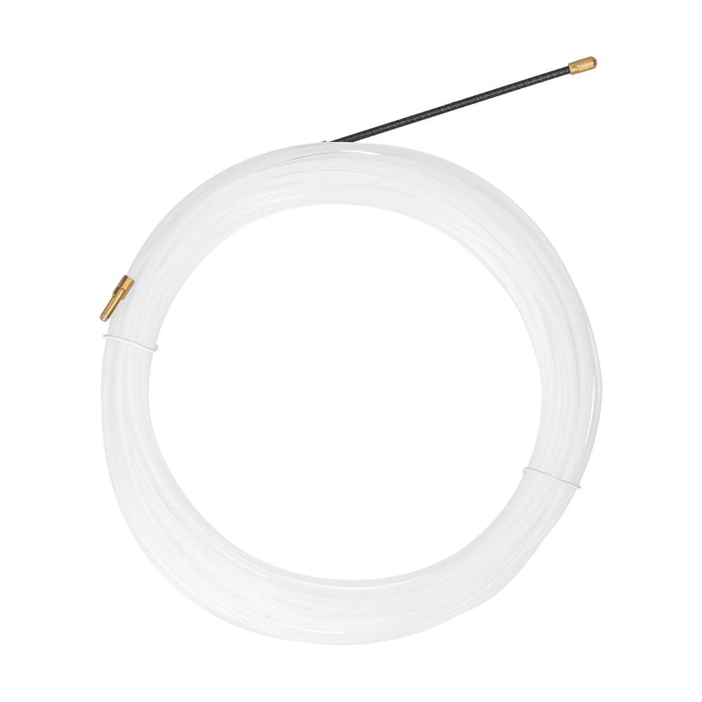 White Fish Tape Puller 3mm Cable Wire Threader Professional Cable Pulling Tool DIYers