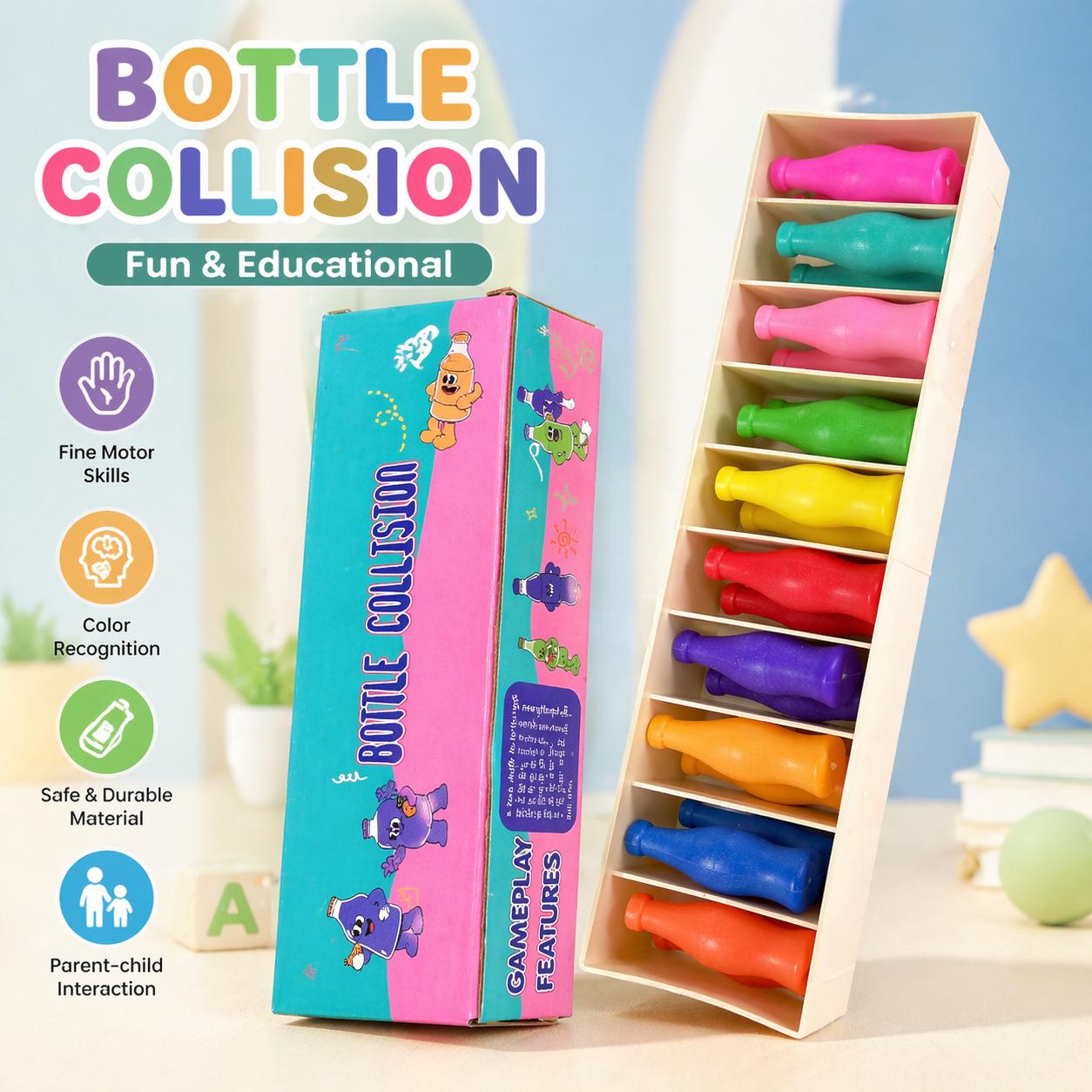 Guess the Bottle: Memory Game for Kids - Parent-Child Learning Toy