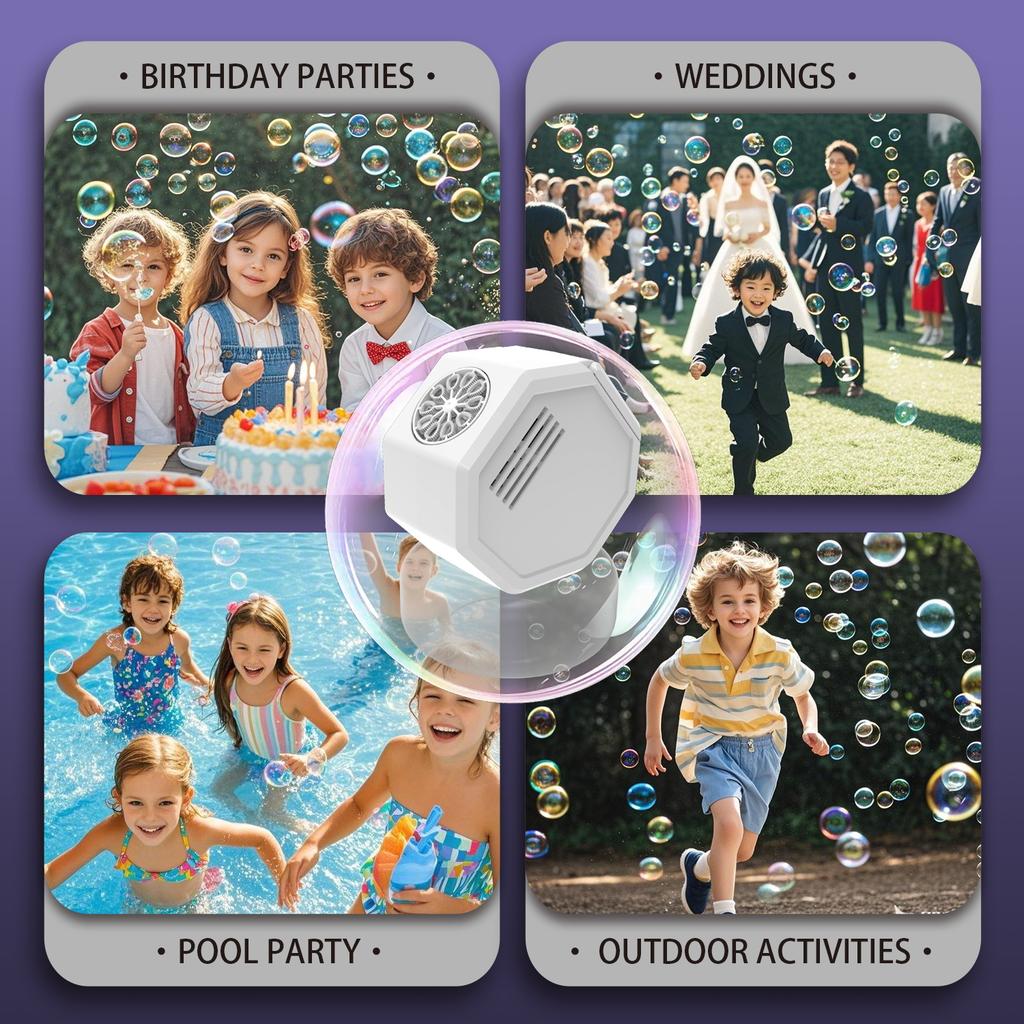 Bubble Machine Floor Standing Bubble Machine Toy Outdoor Wedding Prop Game Children's Toy Without Battery Bubble Water