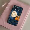 C-CoralineS Phone Case For IPhone 1716 15 14 13 Pro Max 11 12 Mini X Xs XR Black Silicone Cover