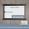 Portable No-Punch Bracket Projector Screen with Floor Stand