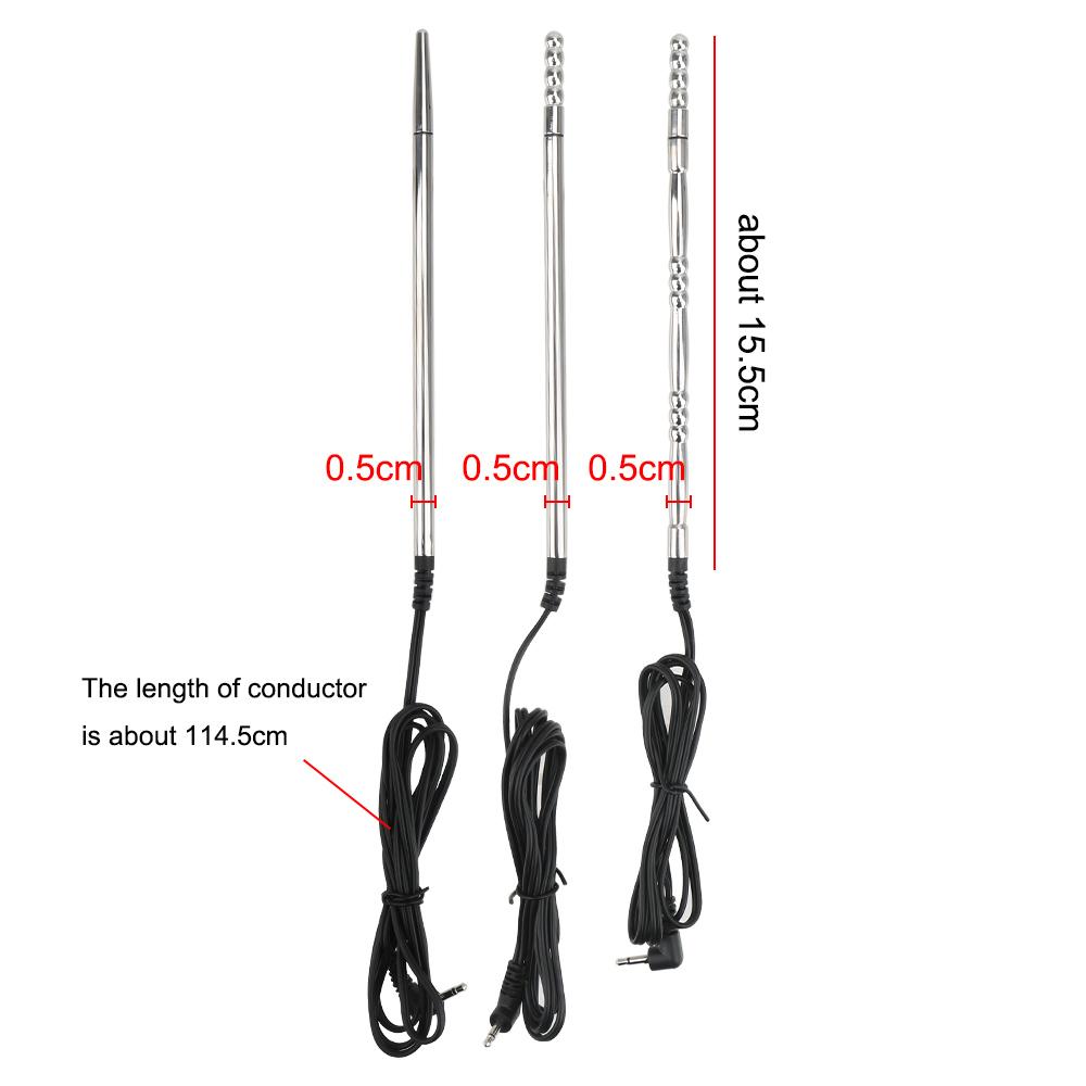 Stainless Steel Insertion Urethra Sound Dilator Electric Shock Urethral Catheter Penis Plug Sex Toys For Men