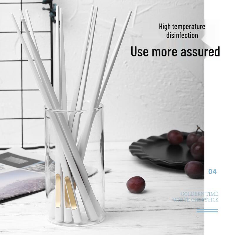 Ru Han White Gold-Tipped Chopsticks
