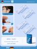 German Silicone Eyeglass Temple Tips to Prevent Ear Chafing, Anti-Slip, Anti-Pain, Anti-Allergy, Replacement Eyeglass Temple Pads for Cycling