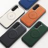 Wireless Charging Magnetic Case for Tecno Spark 40 Pro Pro+ Plus 4G Protective Cover PU Leather Hard Back Shell Coque Funda