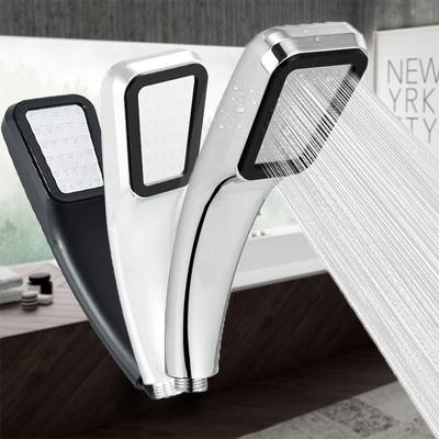 Tlaková 300-dierová jednohlavová ručná štvorcová sprchová hlavica šetriaca vodu dažďová rozprašovacia tryska kúpeľňové doplnky