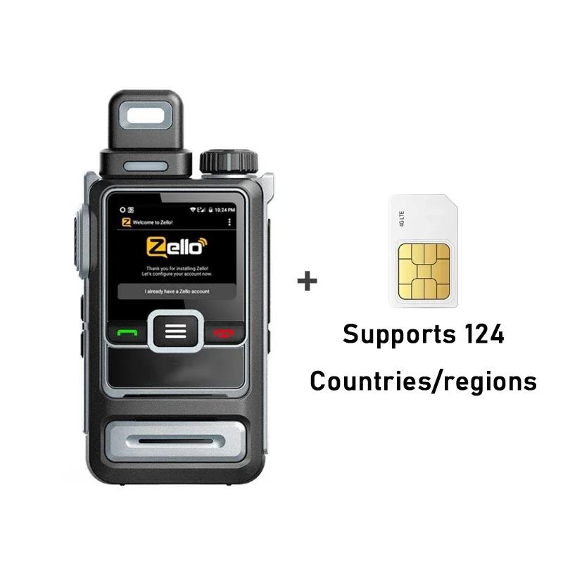 Android ZELLO walkie talkie global 5000 km POC walkie talkie unitate exterioară rețea 4G comunicație bidirecțională