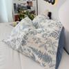 1 Pair of Korean Ins Small Fresh Blue Pillowcases, Household Washed Cotton Pillowcases, 48x74cm Dormitory Pillowcases, Without Pillowcases