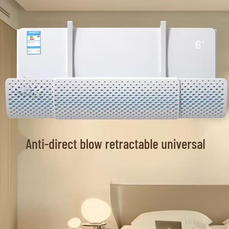 YIXI Adjustable Air Conditioner Deflector with Filter