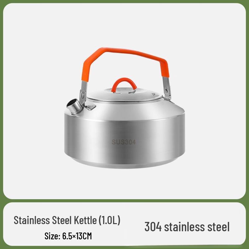 Huahengzhen Outdoor Camping Cookware Set with 1L Kettle