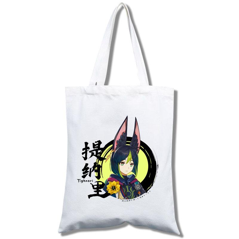Anime Genshin Impact Canvas Bag Tote Bag