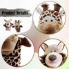 2 Pieces Animal Hand Puppet Plush Soft Toy Educational Stuffed Storytelling Puppets for Game