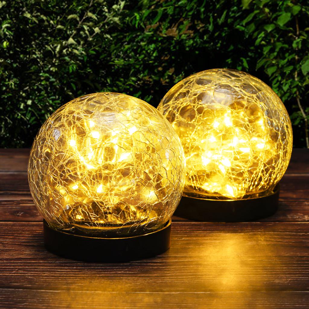 Solar Powered LED String Lights for Outdoor Garden, Waterproof Lamps, Warm White Lamps, Lighting for Outside, Home Decoration