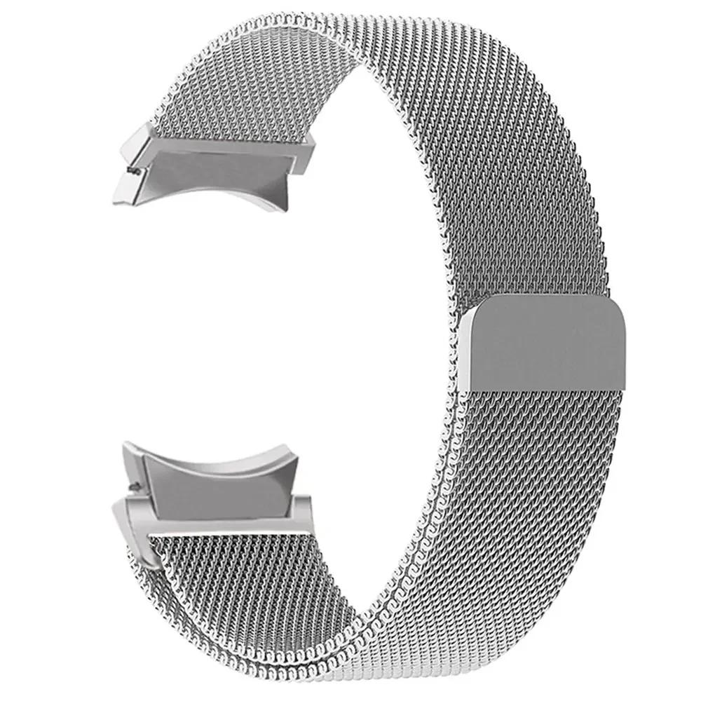 No Gap Metal Band for Samsung Galaxy Watch 6 band 40mm 44mm Milanease loop Bracelet samsung galaxy watch 4-5-6-5 Pro-6 Classic