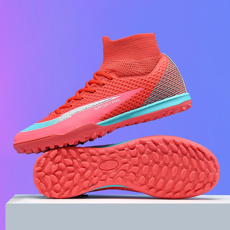 Men Soccer Shoes Professional Grade Field Grass Training Soccer Shoes TF/FG Five-a-side Soccer High Quality Shoes for Men
